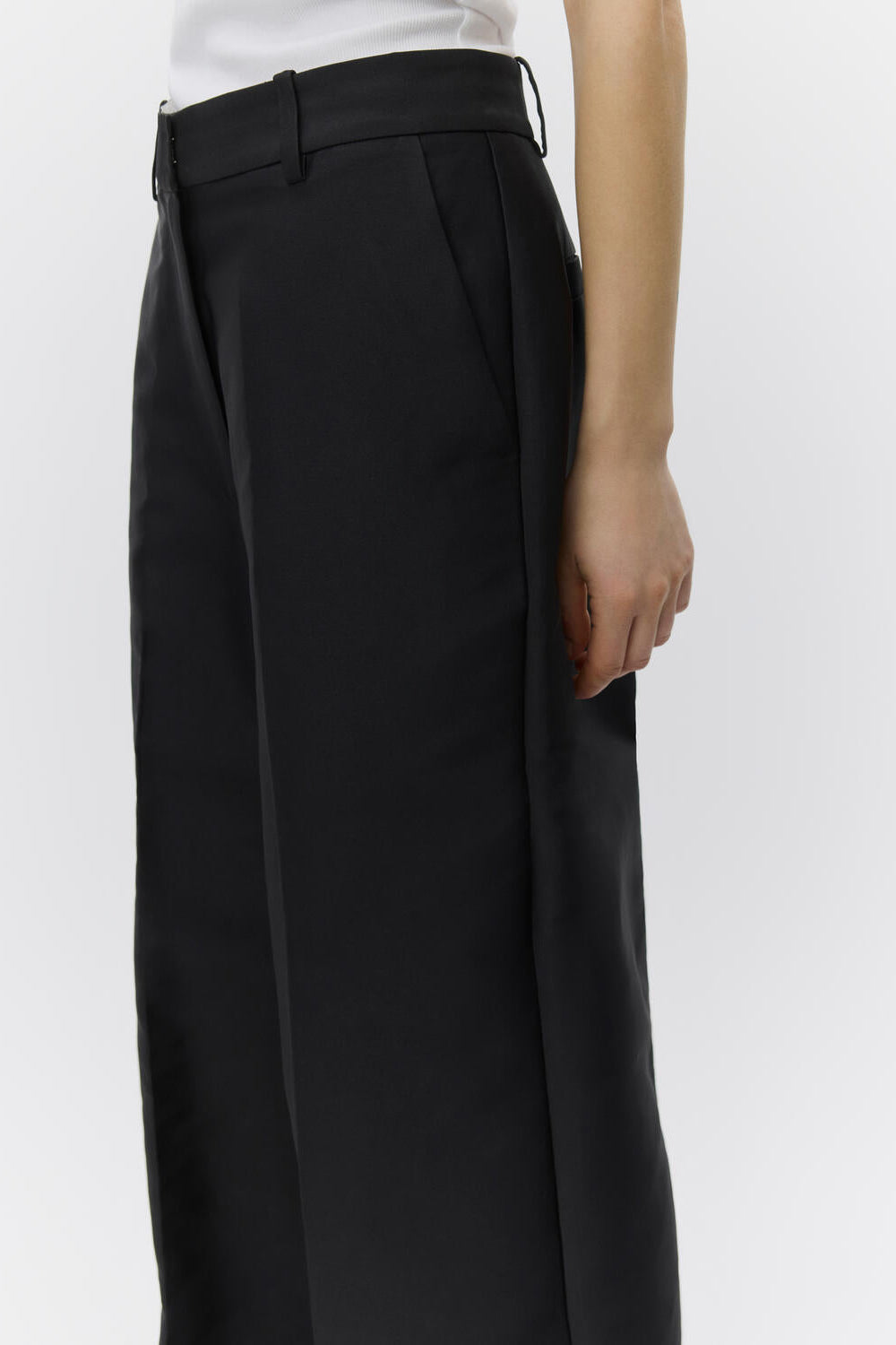 April Shiny habitbukser - sort